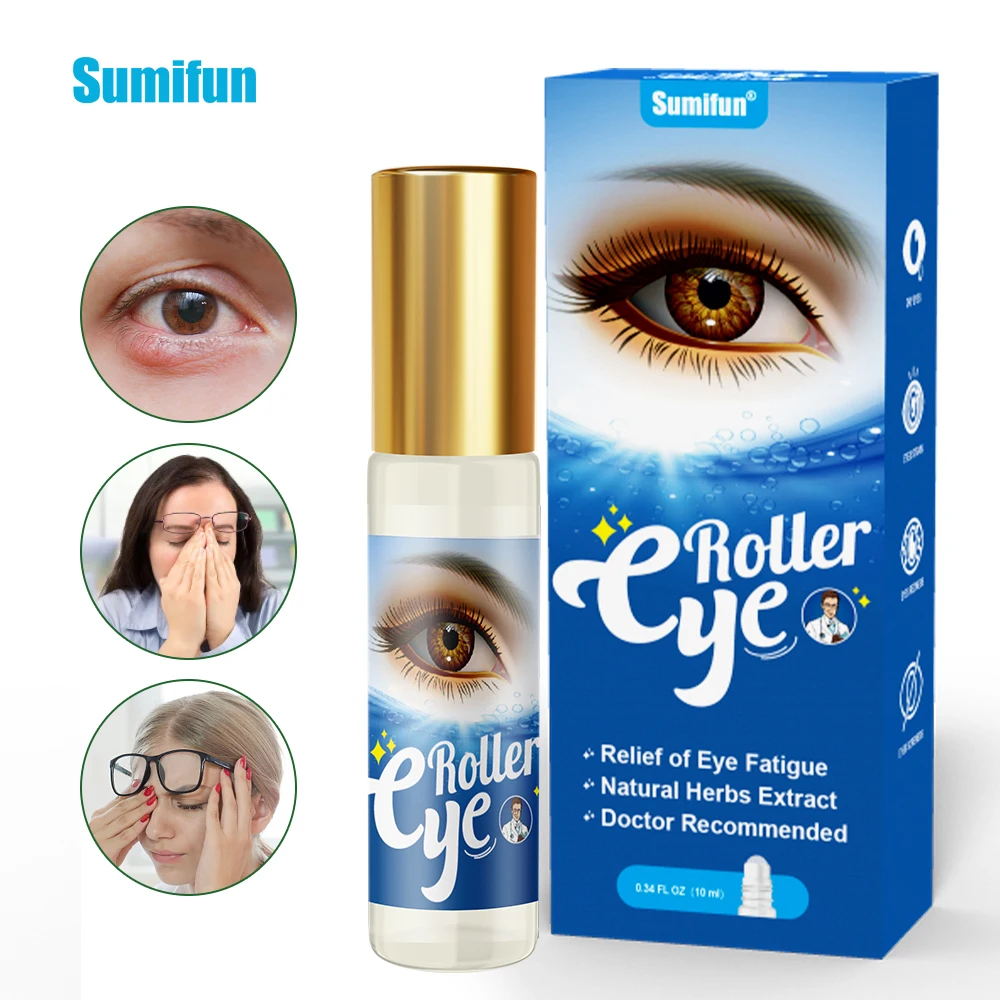 1/2/3Pcs Sumifun Chinese Herbal Medicine Eye Care Liquid Treatment Blurred Vision Tiredness Relief Dark Circles Puffiness Health