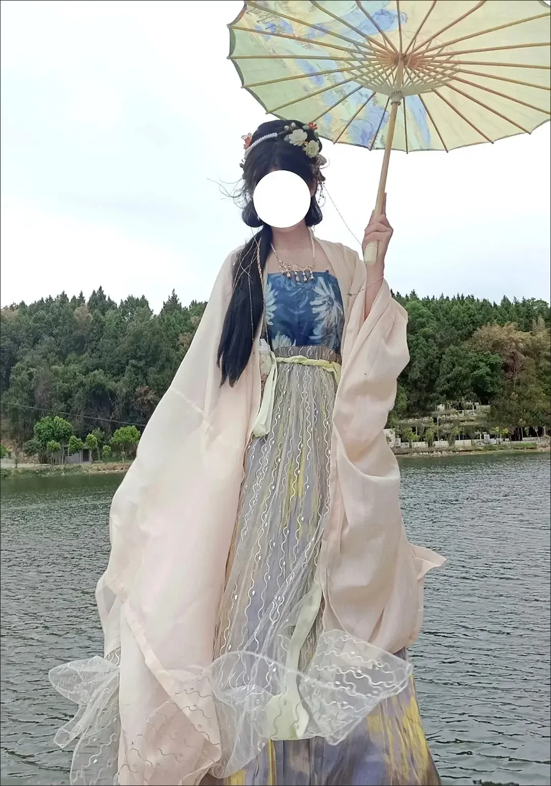 Neue Hanfu chinesischen Stil Super Fairy Tang-Made Hezi Rock Han Element Stickerei täglich authentischen Frühling und Sommer neuen Anzug