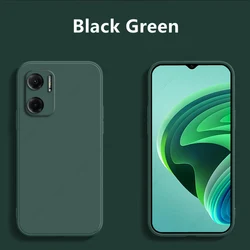 For Xiaomi Redmi Note 11E Case for Redmi Note 11E Shell Liquid Silicone soft skin capa bumper Phone Cover for Redmi Note 11E