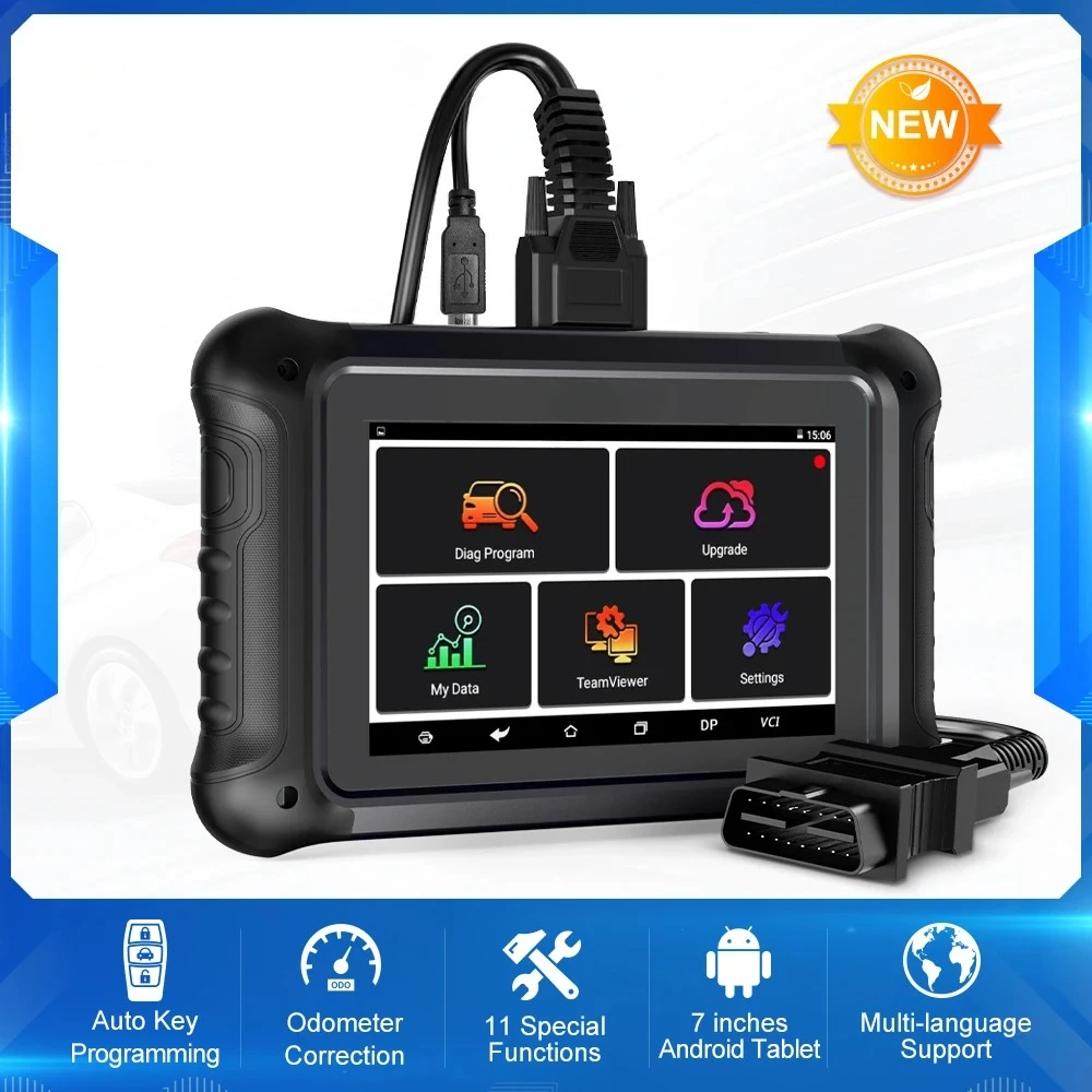 For  Auto Diagnostic Tool Mileage Adjustment Tool Key Programmer Immobilizer EEPROM Read Pin Code With 11 Reset ANCEL DP500