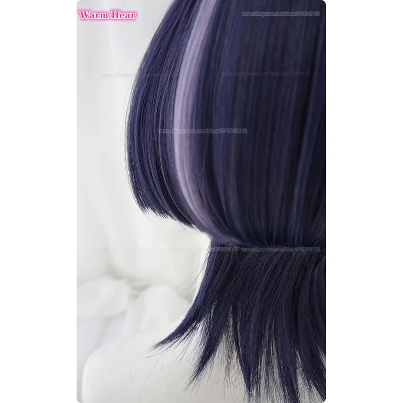 qq28LQPre estilo Scaramouche Kunikuzushi Balladeer pelucas pelo resistente al calor Wanderer Anime Cosplay peluca