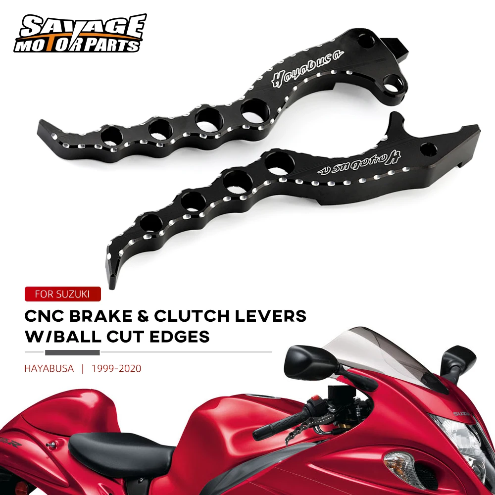 

Brake Clutch Lever For SUZUKI HAYABUSA GSX 1300 R 1999-2020 GSX1300R 2008 Handles Motorcycle Accessories 3D W Ball Cut Edges