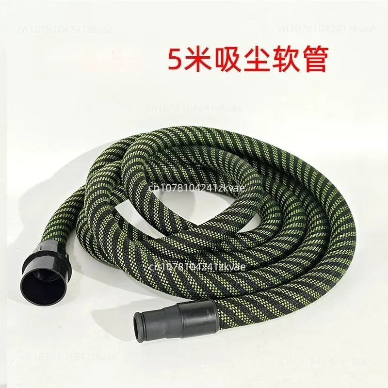 Vacuum Cleaner Collector, 5M Anti‑Static Dust Collection Hose For Grinder Polisher
