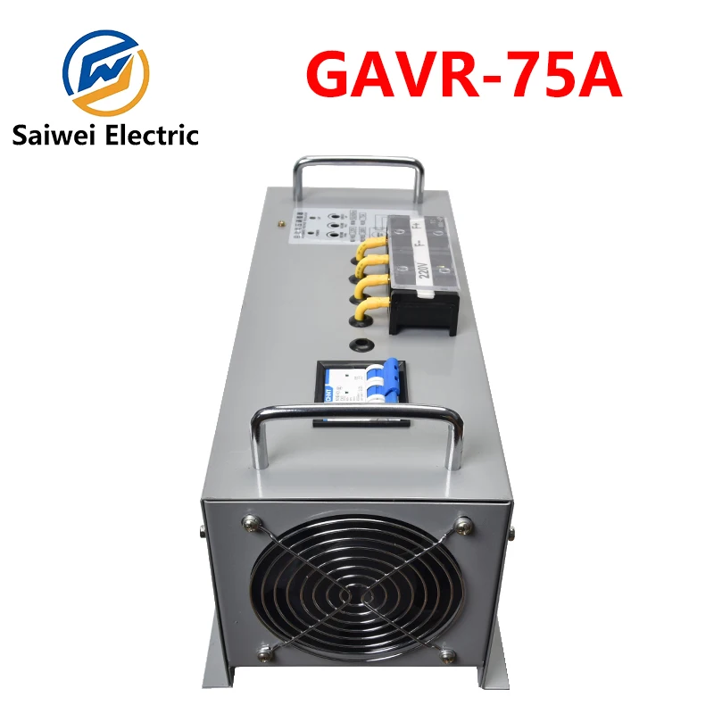 GAVR-75A Iron Box Automatic Voltage Phase Composite Excitation Brushless Generator 180V