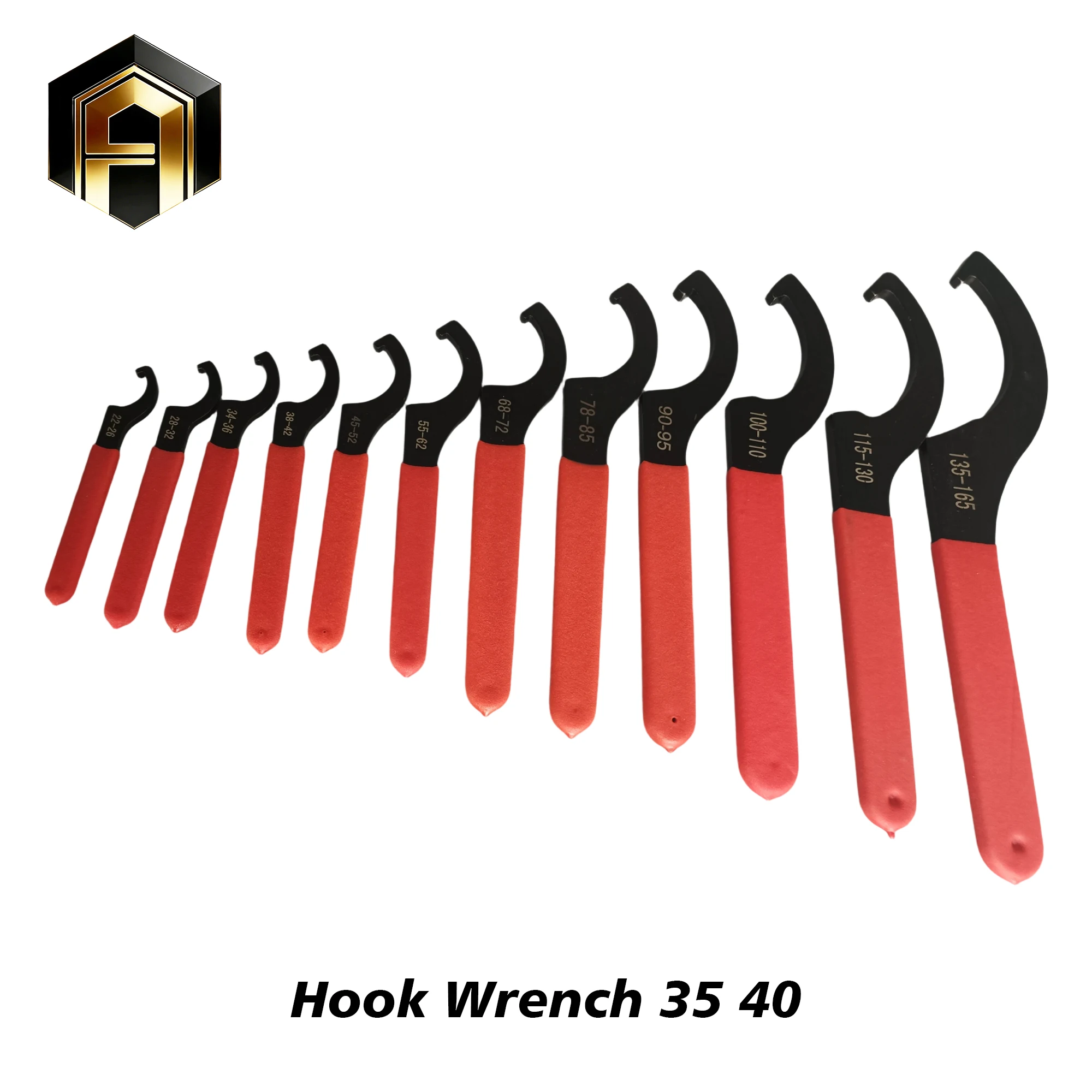 

115-130 135-165 Hook Wrench Collet Heavy Duty Hook Wrench Spanner Collet Chuck Key CNC Lathe Milling Machine Nut Tool Wrench