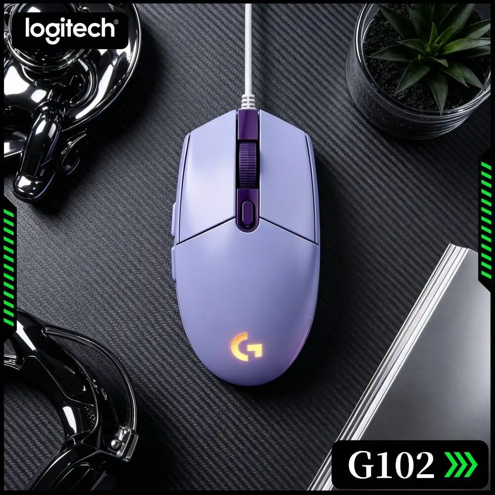 Logitech G102 Wired Gaming Mouse,Tactile Click Feedback,RGB Backlight,Configurable Keys For Multiple Game Types.
