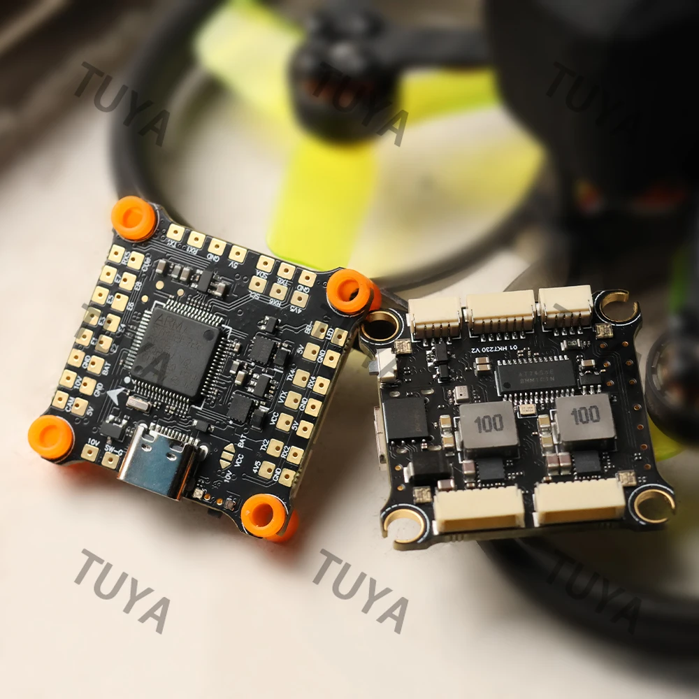 F7230 V2 Flight Control 2S-6S Lipo Built-in Current Sensor Four Programmable LED Illusion Iights for FPV Freestyle Drones