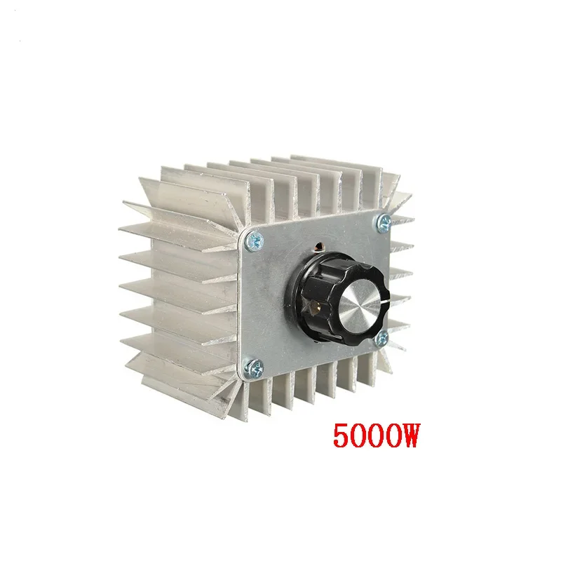 AC 220V 4000W/5000W/10000W SCR Voltage Regulator Dimming LED Dimmer Motor Speed Controller Thermostat Dimer 220 V Power Supply