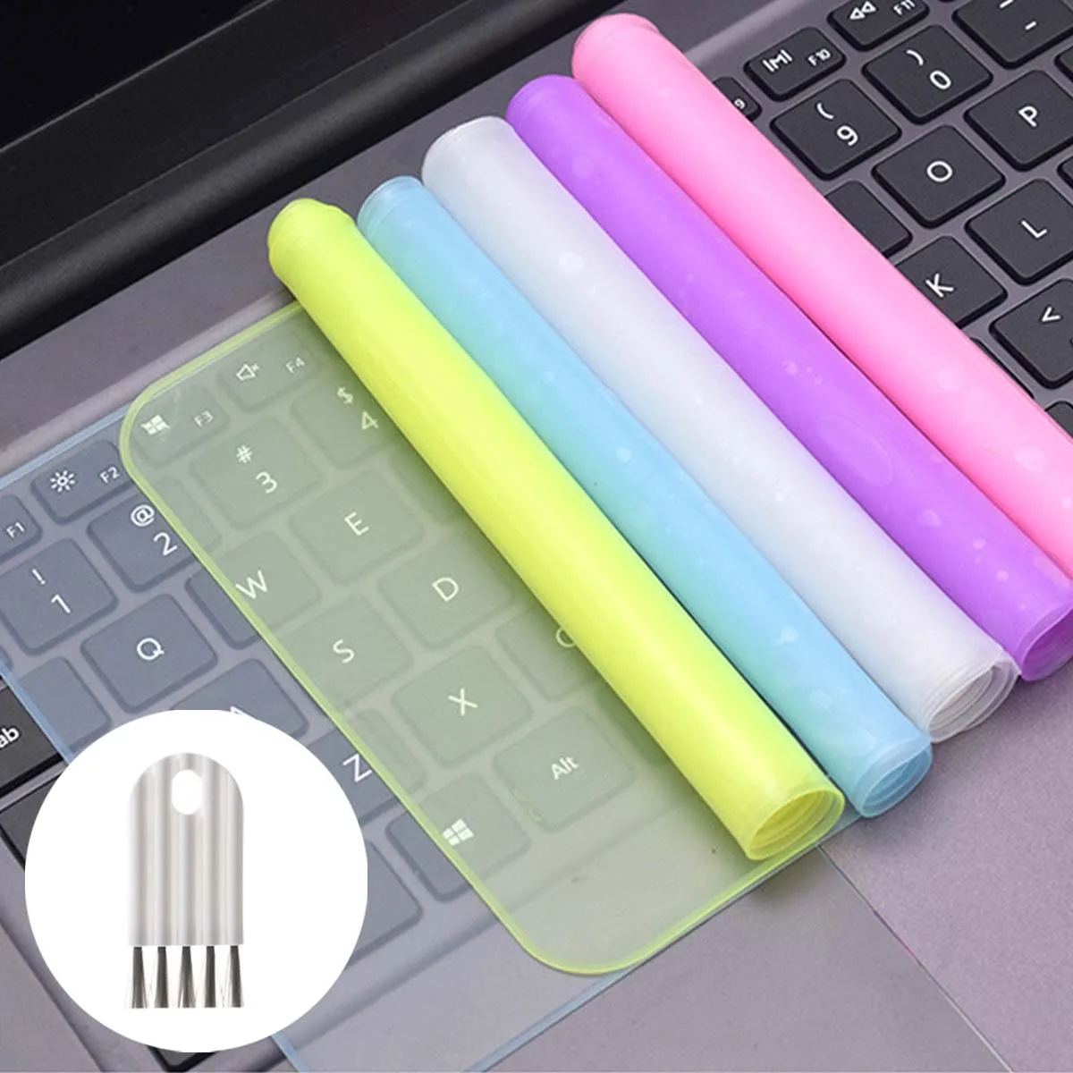 piece ultra-thin keyboard protection and cleaning set, effectively protecting the keyboard, suitable for 15-17.0-inch laptops