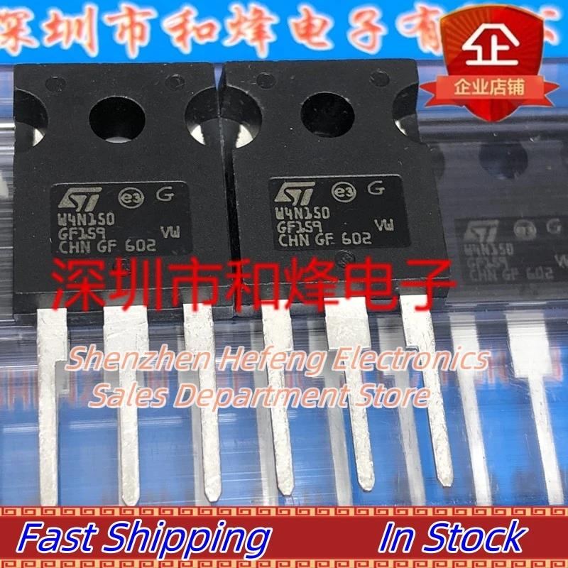 10PCS-20PCS STW4N150 W4N150  TO-247 1500V 4A    Fast Shipping