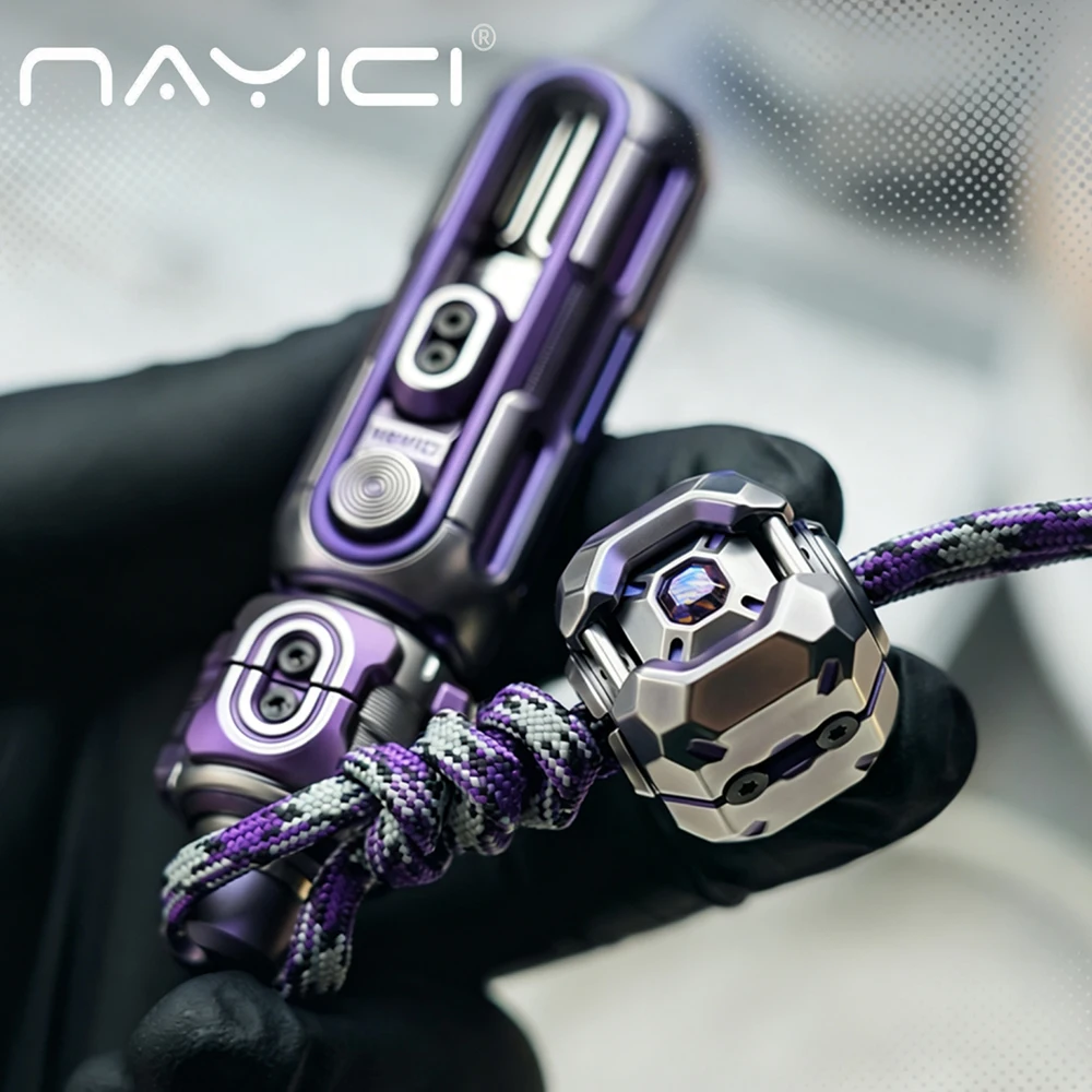 NAYICI EDC Orlov Fidget Spinner Titanium Zirconium Spinner Stress Relief Toy Gyro Anxiety Relief Gadgets