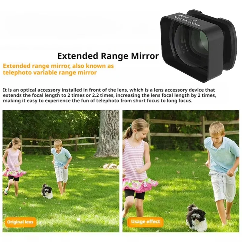 ABGN 마그네틱 2X 매크로 렌즈 텔레컨버터 Dji Osmo Pocket 3 카메라 멀티플라이어 렌즈 핸드헬드 짐벌 액세서리