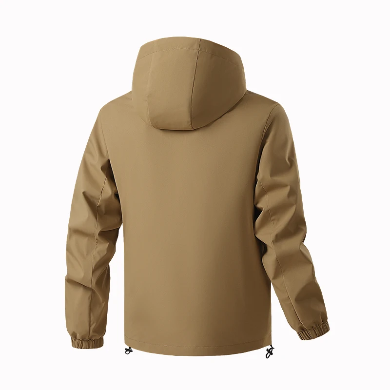 Chaquetas impermeables con capucha para hombre, abrigos deportivos transpirables, Parka de senderismo, ropa de exterior informal, rompevientos,
