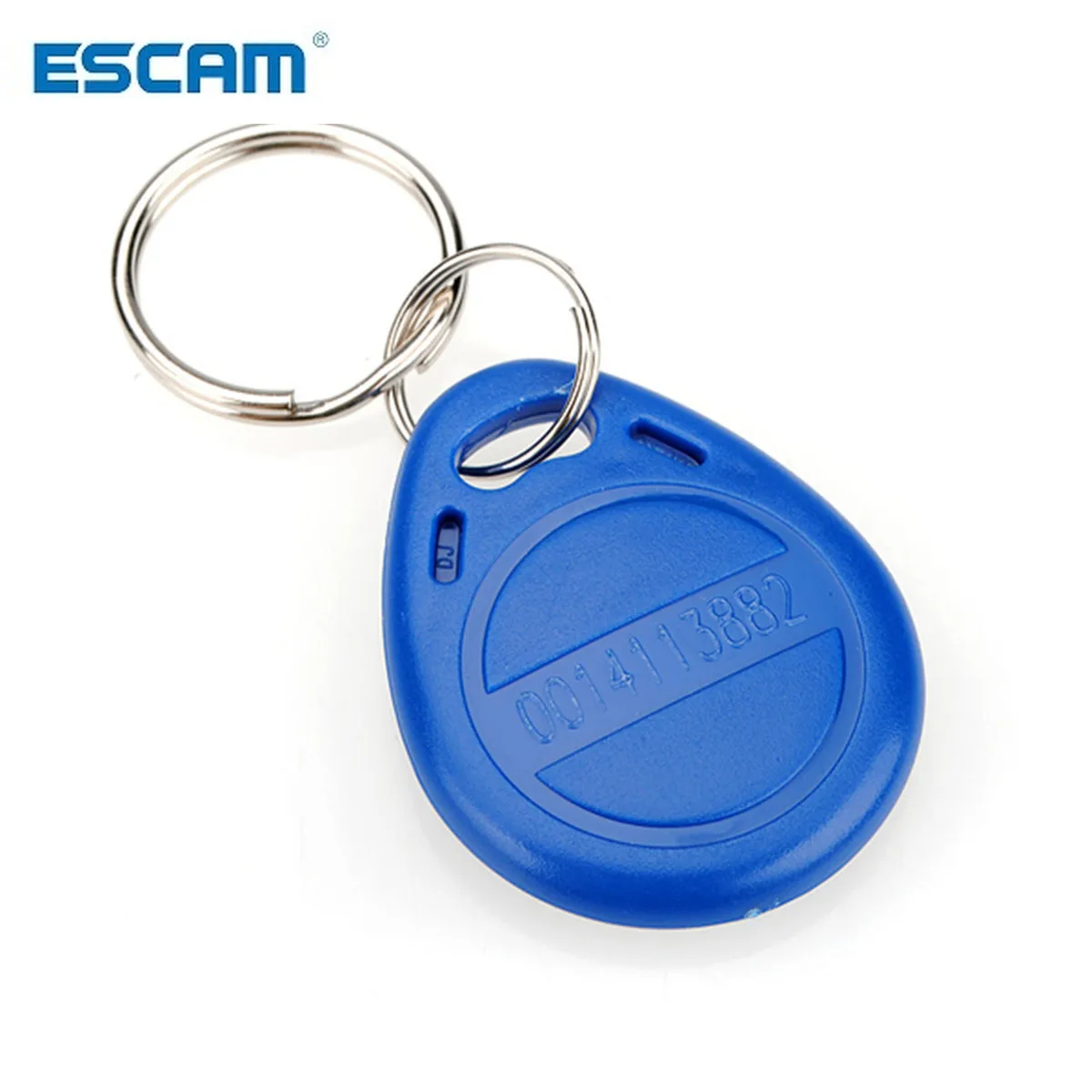 ESCAM 1 stücke 125kHz RFID Proximity ID-Token Tag Key Keyfobs Keychain Kette Kunststoff Für Access System