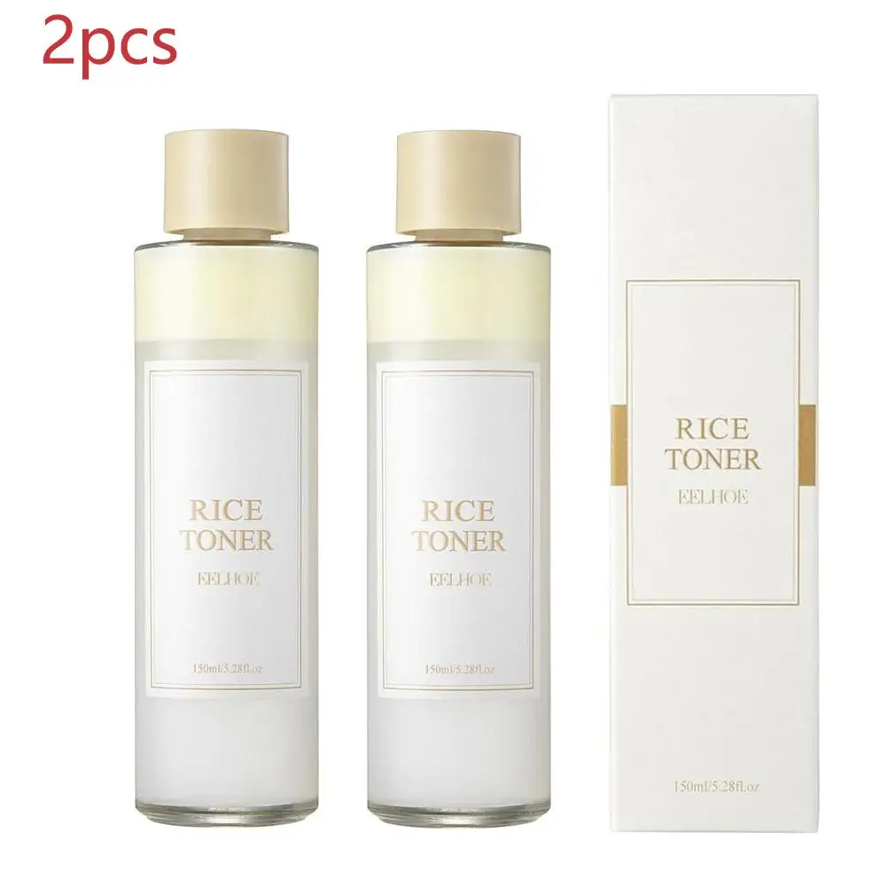 

2pcs 150ml Rice Toner Face Care Whitening Anti-aging Moisturizing Essential Oil Facial Brighten Makeup Water Cosmetics SkinCare