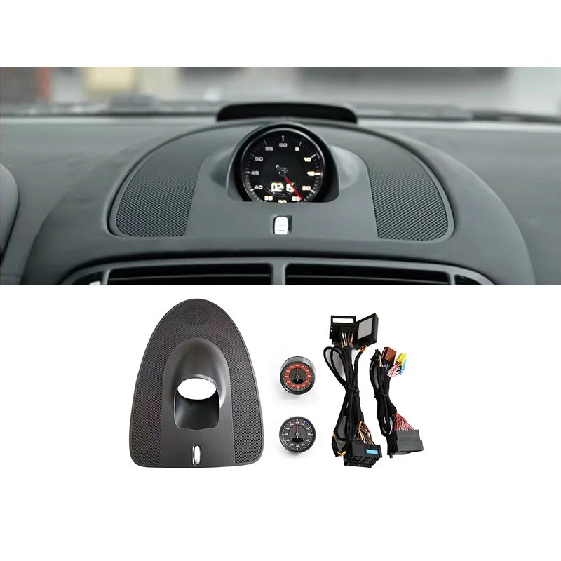Sport Chrono Style Dashboard Stopwatch for Porsche Cayenne 955 957 2002-2010 Interior Clock Upgrade Modification