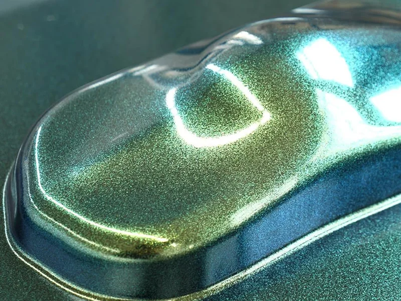 Rolo de envoltório de vinil camaleão metálico brilhante premium verde a ouro filme decalque autoadesivo folha de embrulho de carro automotivo
