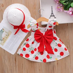 Baby Girl Dress Fruit Print Cotton Fashion Dress Summer New Comfortable Breathable Clothes