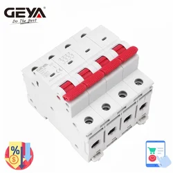 GEYA GYM10 4P 6KA AC MCB Din Rail 220V 400V Mini Circuit Breaker 6A-63A Factory Direct Manufacturer CE CB Approved