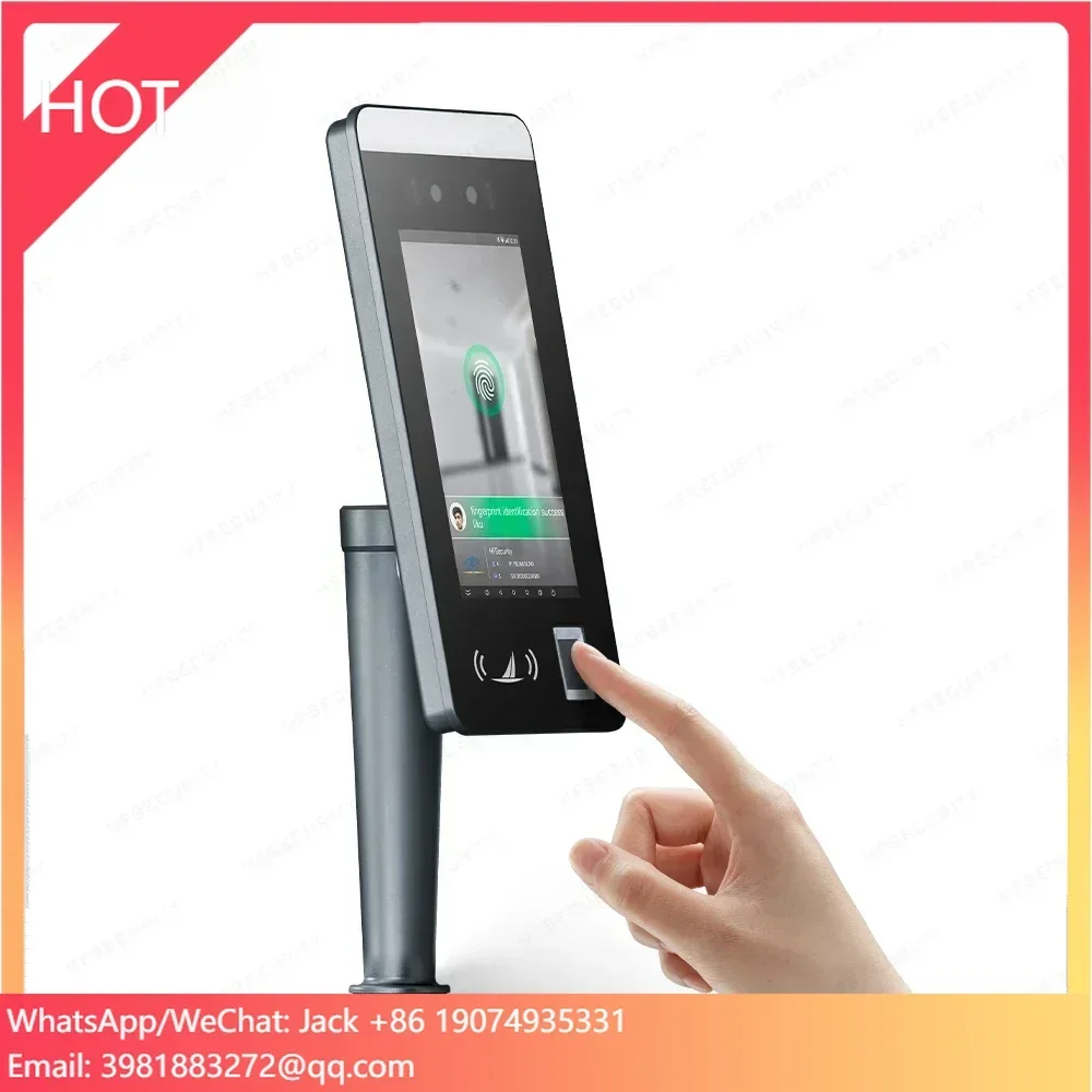 HFSecurity FR07 Elevator Door Access Control System Biometric Attendance Time Recording Device Face Scanner