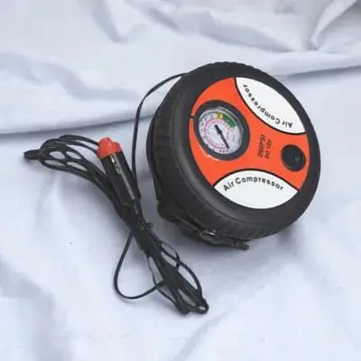 12 فولت تيار مستمر 260PSI مضخة ضاغط الهواء المحمولة منفاخ لإطارات السيارة للسيارات والدراجات النارية طقم تصليح مضخة الهواء #6