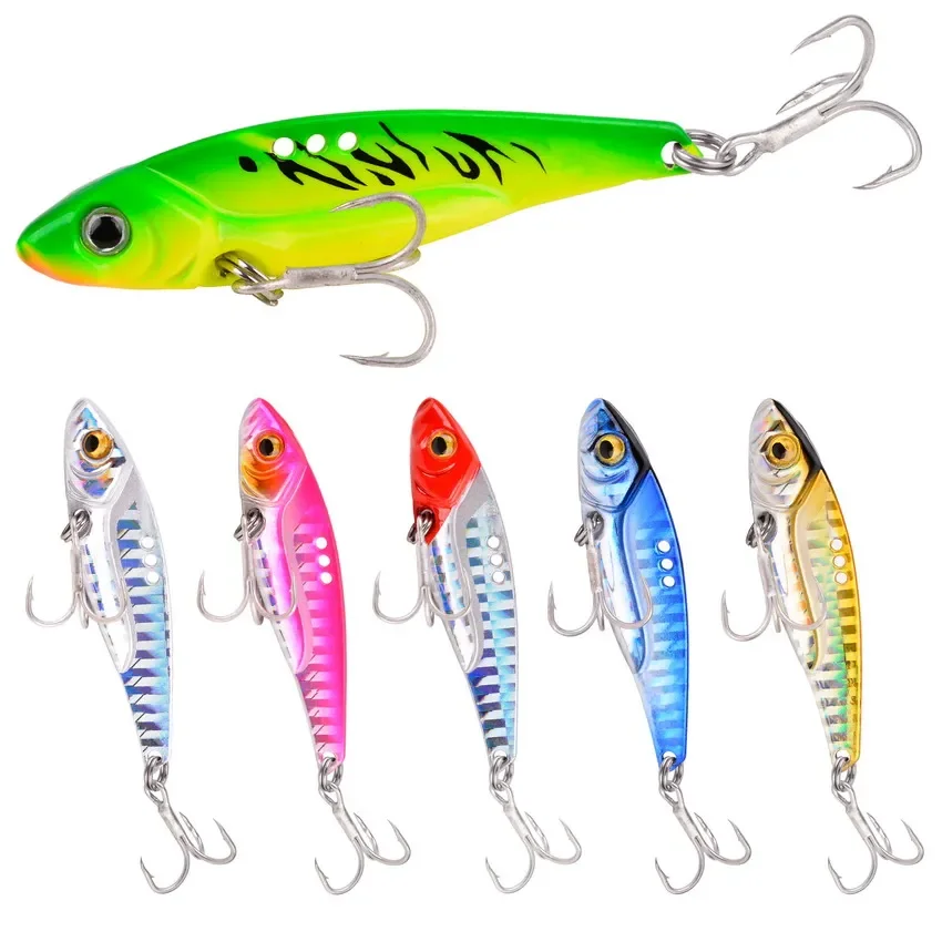 1pcs 7/10/18/25g Metal Vib Jig Lures Blade Lure Sinking Vibration Baits Artificial Vibe for Bass Pike Perch Fishing Lure Tackle