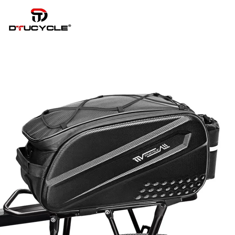 AliExpress NONE Bicycle Bag, Hard-Shell Rear Seat Bag, Mountain Bike Pannier Bag, Cycling Accessories 10L Multifunctional Bicycle Rear Seat Bag, Bicycle Luggage Rack, Luggage Box, Cargo Travel Bag, Handbag, Shoulder