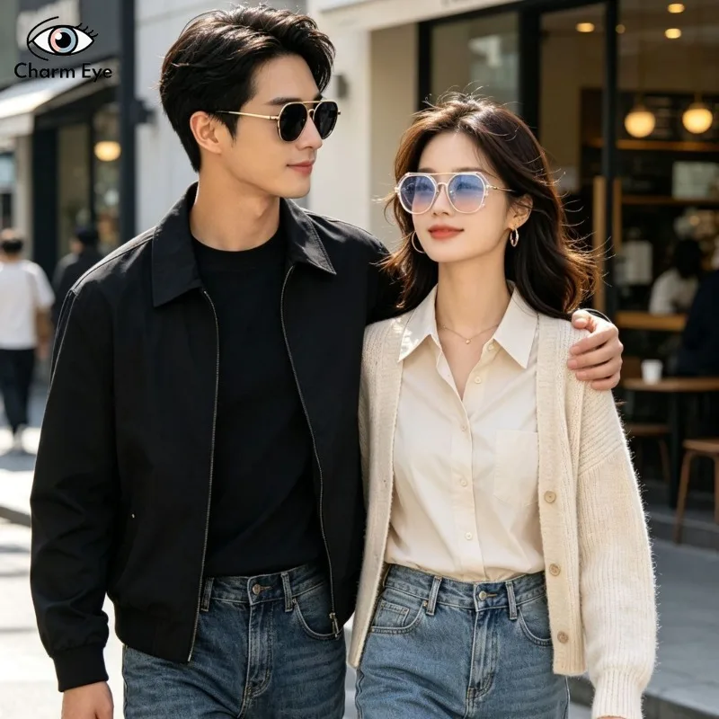 Japan Handmade Clip on Glasses for Men Women Retro Acetate Pure Titanium Myopia Prescription Eyewear Black Detachable Sunglasses