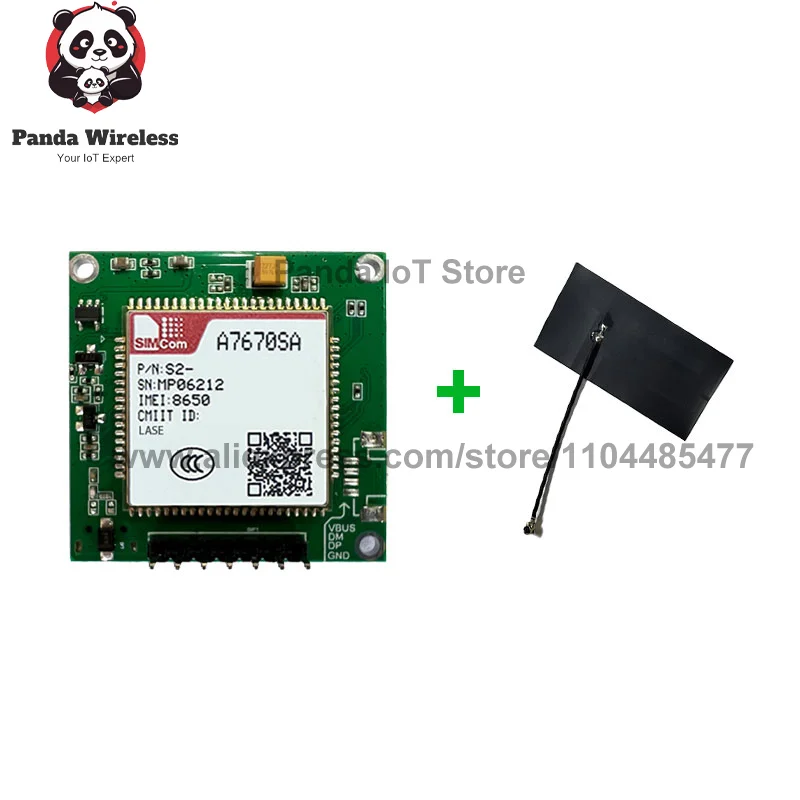 

SIMcom A7670SA-LASE 4G CAT1 Основная плата A7670SA-LASE Макетная плата TTL Последовательный порт, поддержка данных + голоса 1 шт.