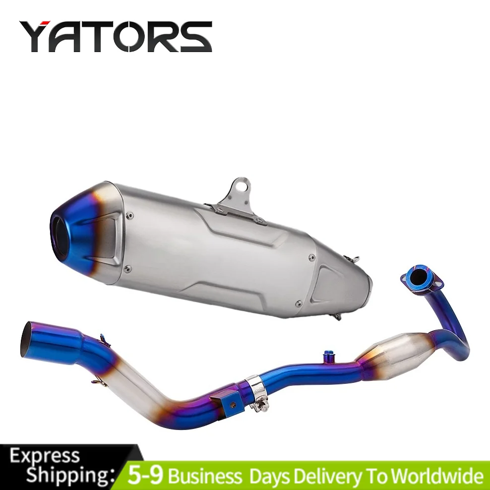 

Slip On For Honda CRF250R/RX 2012-2025 Exhaust Pipe With Header Mid Link Pipe Exhaust Systems
