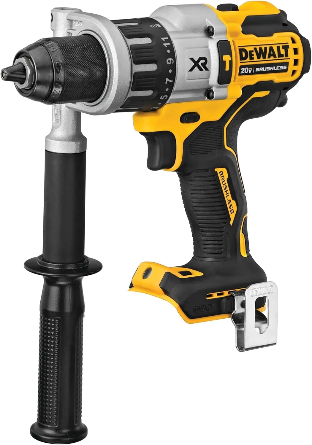 Akumulatorowa wiertarko-wkrętarka udarowa DEWALT 20V MAX XR, moc bezpośrednio, tylko narzędzie (DCD998B)