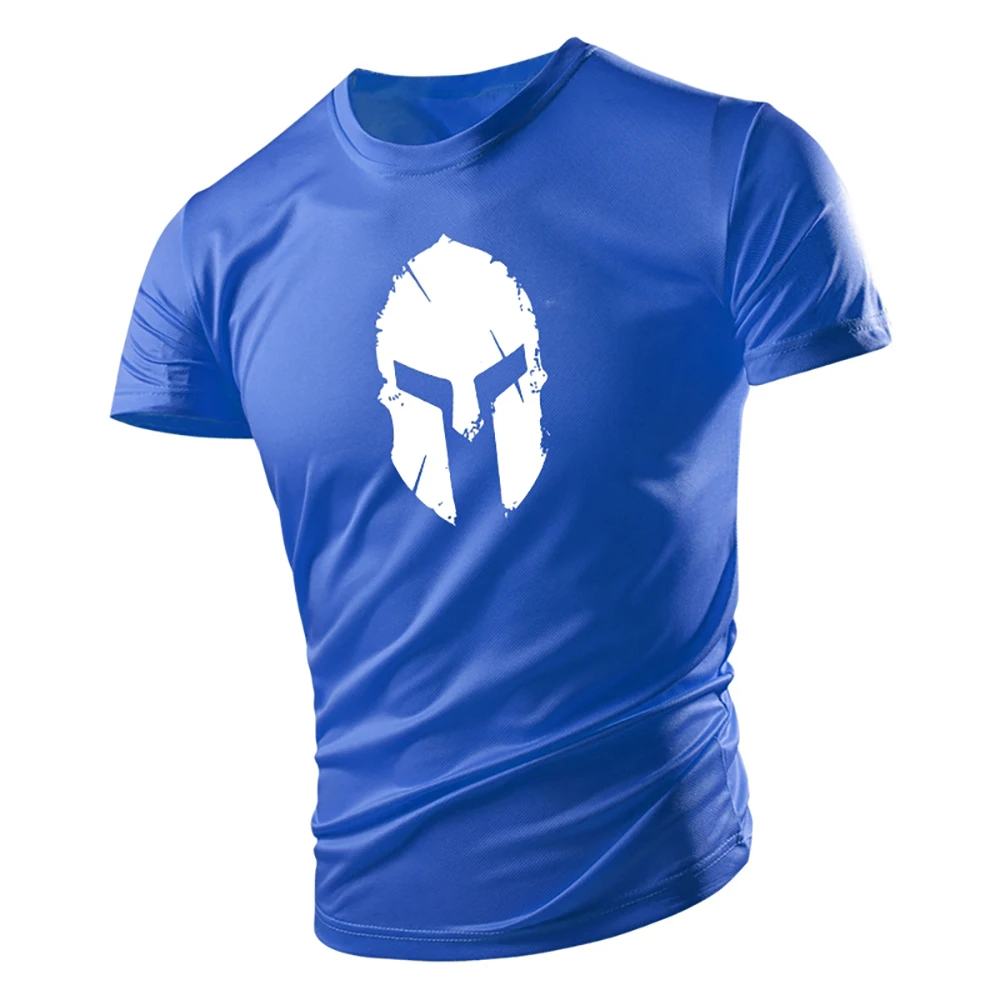 Stylish O-Neck 2D Skull Print Adult Men's T-Shirt Short Sleeve Customizable Design Hand-Painted T-Shirt for Casual Wear