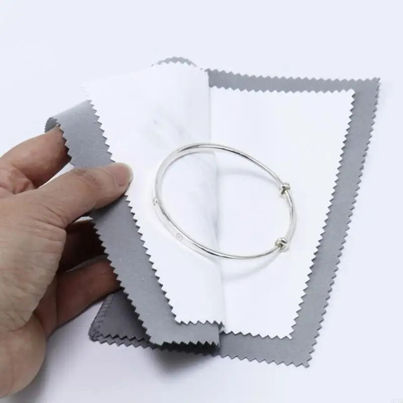 Vải đánh bóng trang sức bằng cotton chắc chắn Kích thước lớn cho đồ dùng bằng bạc và hơn thế nữa