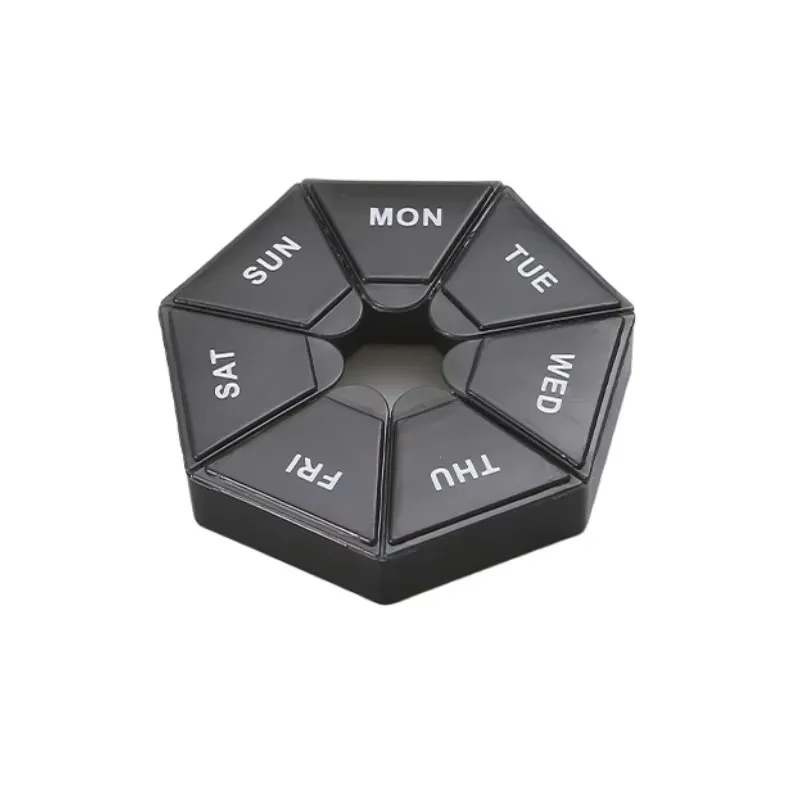 1/2/3pcs Mini Small Portable Travel Vitamin Pill Box Pills Cases Container Organizer Storage Tablets 7 Days Grids Medicine