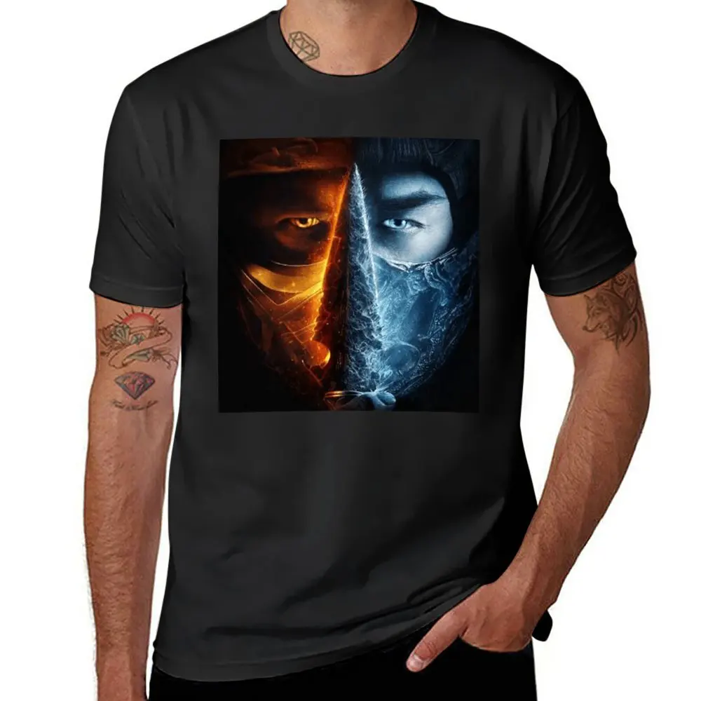 Mortal Kombat Subzero Scorpion for Sal Round Neck T-shirt Sport Top Tee Casual Graphic Novelty Leisure Eur Size