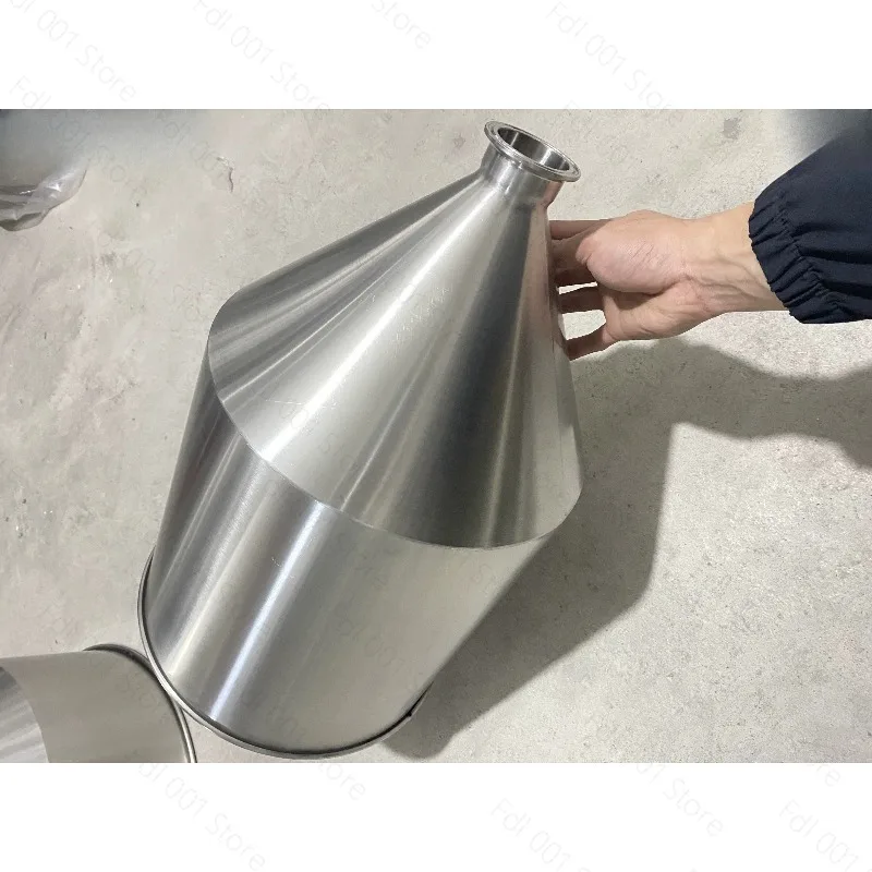Thickened 304 Stainless Steel Hopper Large Diameter Drum for Food Machinery Filling Machine Industrial Use