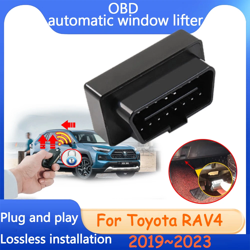 For Toyota RAV4 RAV 4 XA50 2019 2020 2021 2022 2023 Accessories Car Automatic Window Lifter OBD Lock Device Modification Tuning