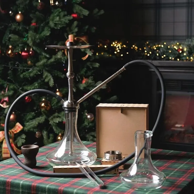 

Stainless steel hookah, Russia's best-selling hookah, Arabic hookah gift box