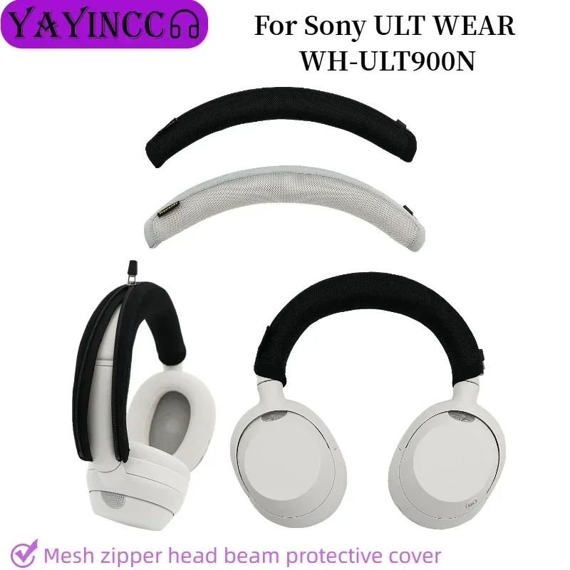 

YAYINCC Advanced feeling Headphone Head Beam Cover For Sony ULT WEAR WH-ULT900N Headphone Headband Protector with Zipper