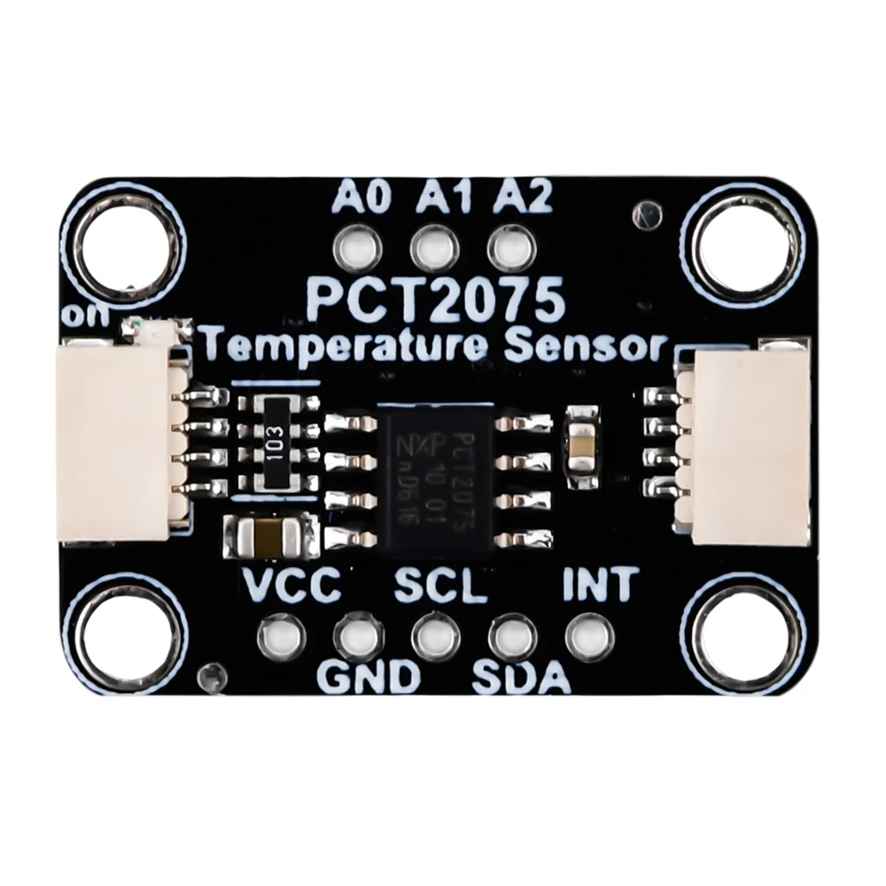 PCT2075 Sensor Suhu Modul I2C Sensor Suhu Modul QT/Qwiic PCB Dengan Instrumen Suhu Humiditas Pin