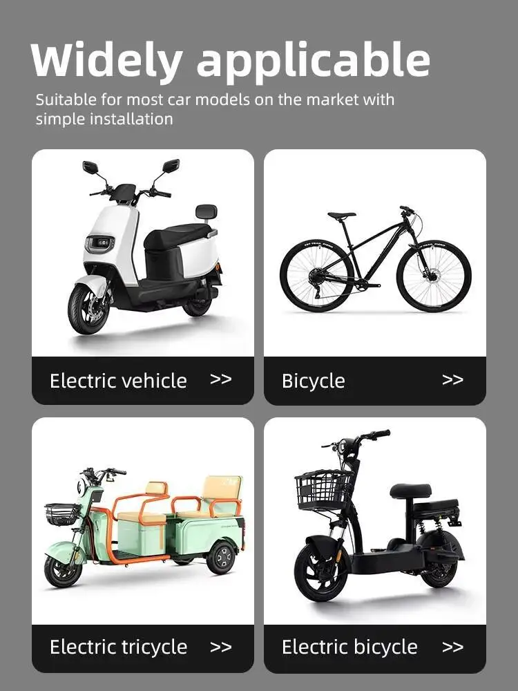ESLNF Rückspiegel für Motorräder, Elektrofahrzeuge und Fahrräder, robust und einfach zu installieren, Fahrradzubehör – Detail 3