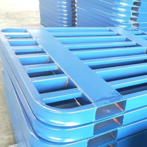 Ultra-thin Design Metal Pallet Patented Product 10 Tons Heavy-duty Multi-purpose Steel Pallet Steel Structure Iron Flat Tray