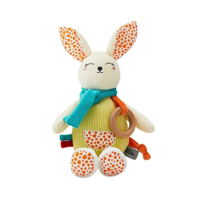 ตุ๊กตากระต่ายกระต่ายน่ารักตุ๊กตาสัตว์ Soothing Sleeping Aids ตุ๊กตาของขวัญ 15UB