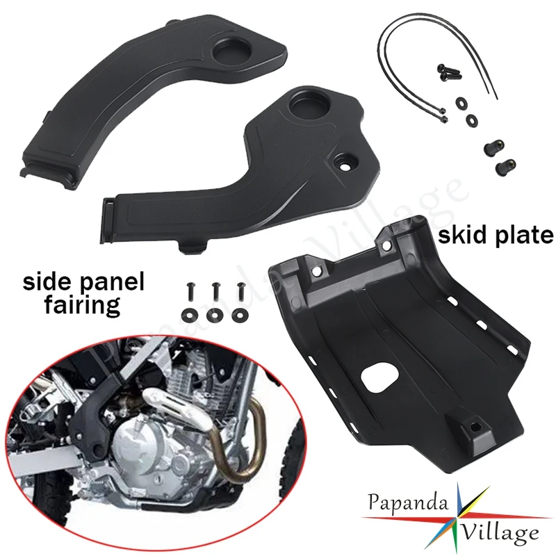 

Защитные обтекатели для мотоцикла, велосипеда-внедорожника под двигателем и боковой панели, Обтекатели для Kawasaki KLX 230 KLX230 2020-2023
