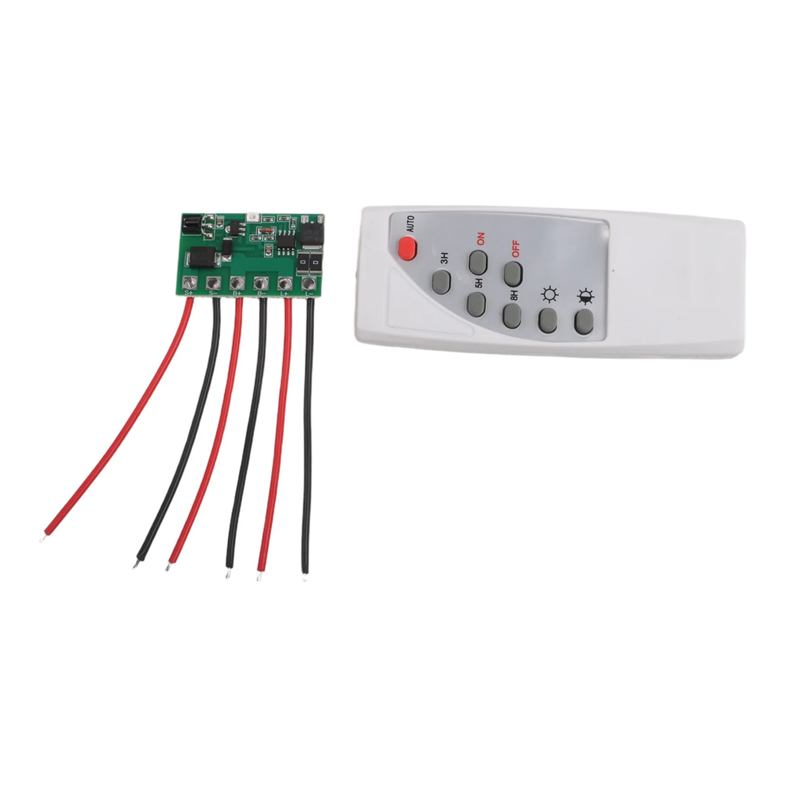 Solar Street Light Circuit Board 6.4V 12V LED Driver With Remote Control For Outdoor Lamp Power Supply Accessories