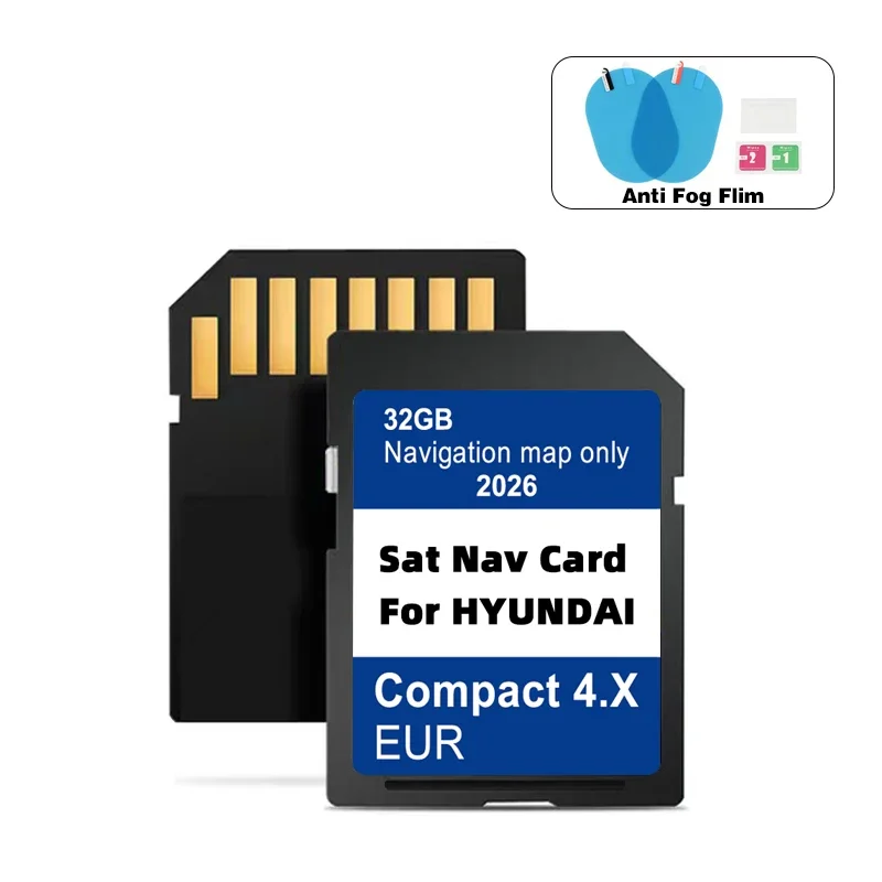 voor Hyundai Compact 4.X H350 i40 i40VFIA i40VFSD i40VFSDIA Navigatie GEN4 32GB SD-kaart 2026 Kaarten Europa Turkije Sat Nav