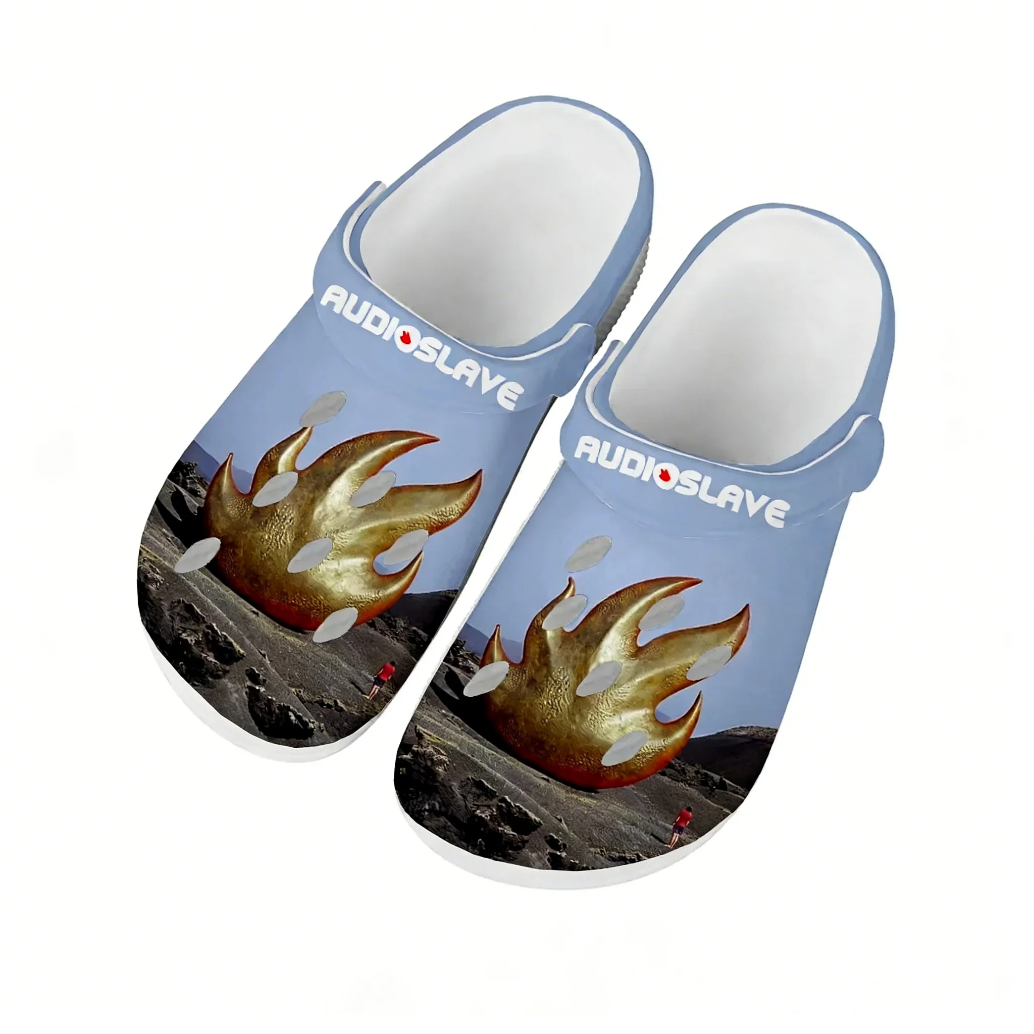 

Аудиослейв Водные тапочки для мужчин, женщин и подростков, удобные сабо для дома и сада, индивидуальные сандалии, пляжные дышащие тапочки с отверстиями