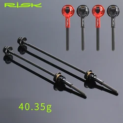 Bike Quick Release Skewer TC4 Titanium Alloy Axle QR HUB Lever for MTB Road Bicycle Ultralight Skewers for 100/130 100/135 Frame