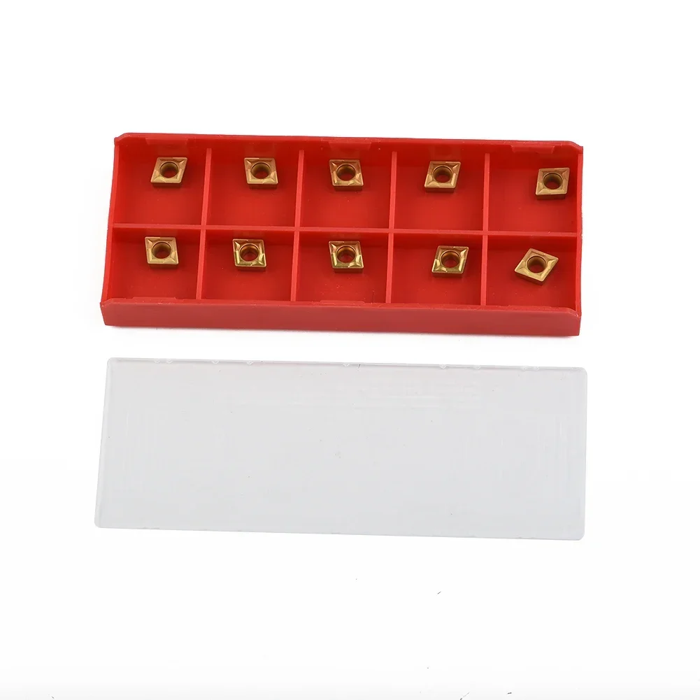 10pcs Lathe CNC Carbide Inserts Carbide Tools CCMT060204-HM YBC251 Insert For Turning Tool Milling Cutter Turning Tool