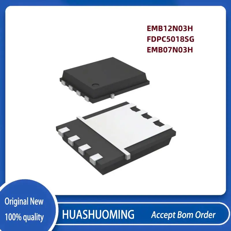 10pcs/lot NEW EMB12N03H  B12N03  EMB12N03  5018SG  FDPC5018SG FDPC5018   EMB07N03H  B07N03   EMB07  EM807N03  MOSFET  DFN-8